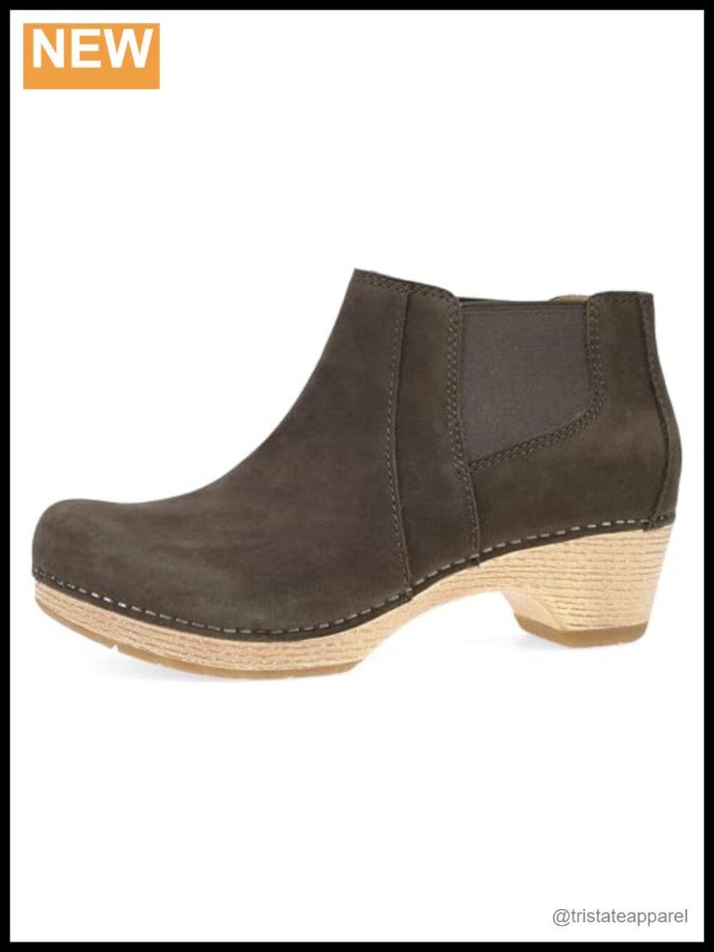 Dansko Lane Chelsea Ankle Boots Women's Milled Nubuck Leather Cushioned